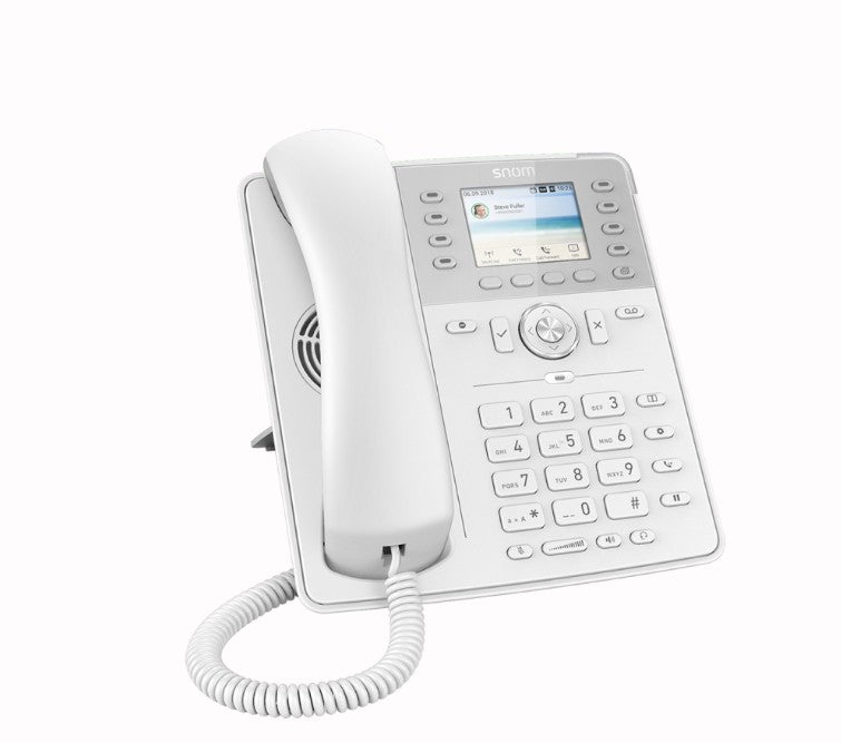 SNOM D735 SIP Desk Telephone, l 2.7 Inch TFT Display, 32 Self-Labeling Function Keys (8 Physical), White SNOM D735 SIP Desk Telephone, l 2.7 Inch TFT Display, 32 Self-Labeling Function Keys (8 Physical), White